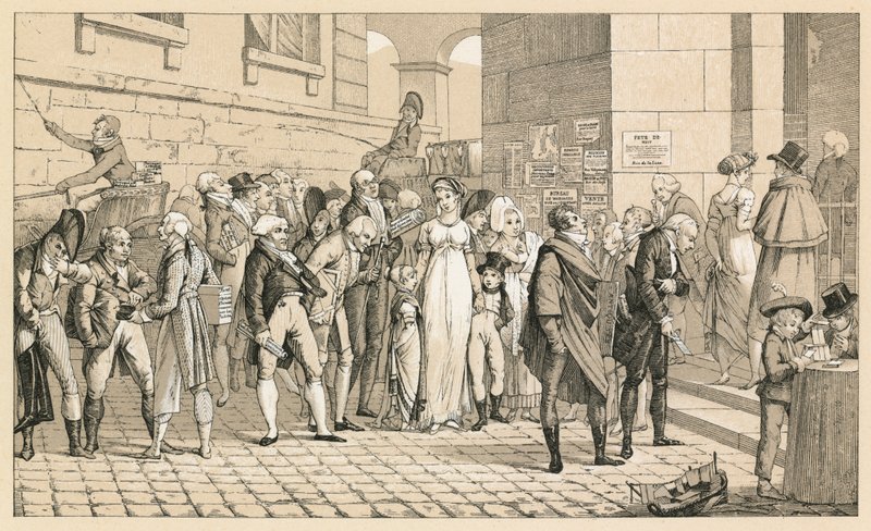 Fransa XIX. Yüzyıl Kostümü by French School