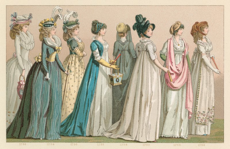 Fransa XVIII.Yüzyıl Kostümü by French School