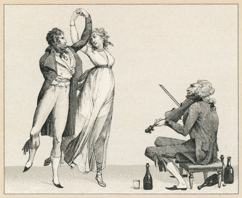 Fransa XVIII.Yüzyıl Kostümü by French School