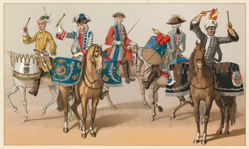 Fransa XVIII.Yüzyıl Kostümü by French School
