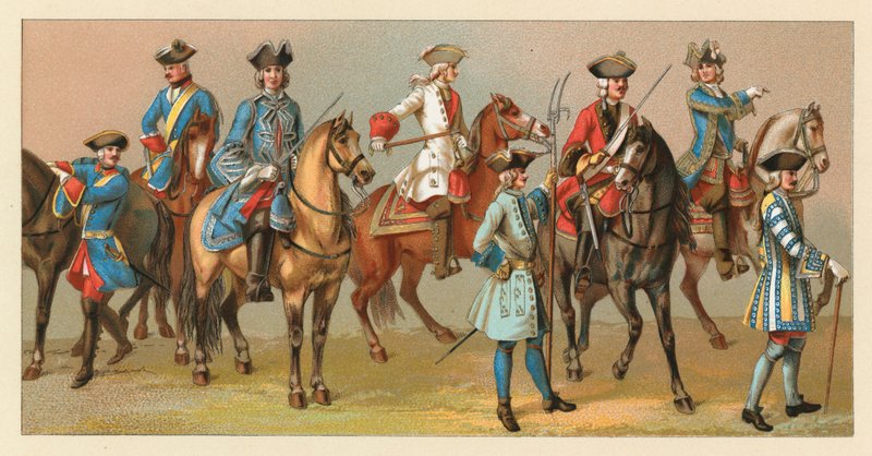 France XVIIIth Cent Costume by French School