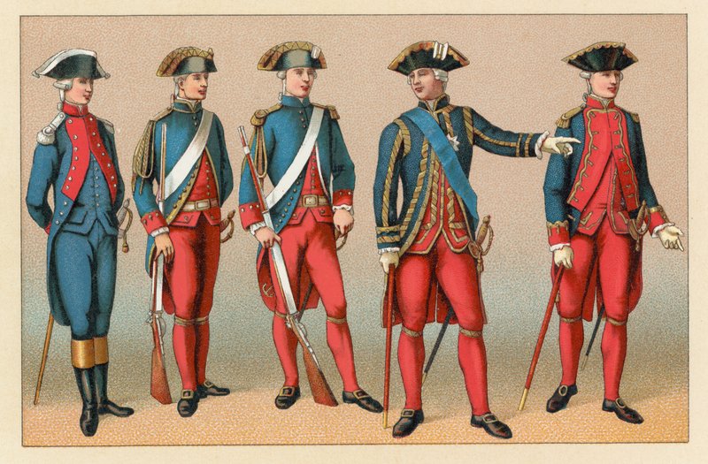 Fransa XVIII.Yüzyıl Kostümü by French School