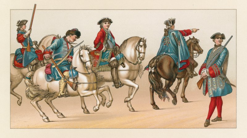 Fransa XVIII.Yüzyıl Kostümü by French School