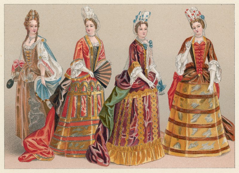 Fransa XVII.Yüzyıl Kostümü by French School