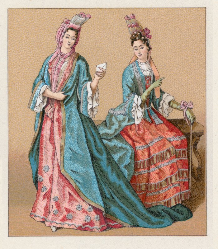 Fransa XVII.Yüzyıl Kostümü by French School