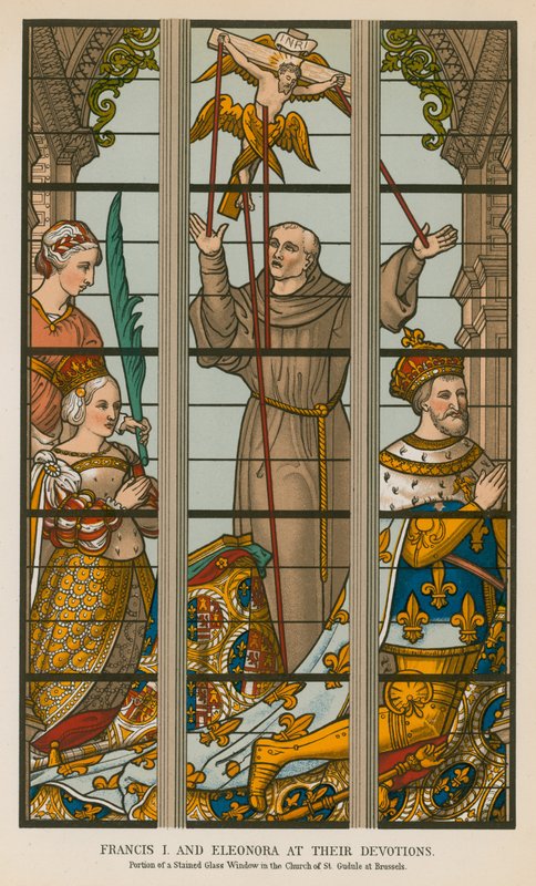 Francis I ve Eleonora, Adanmışlıklarında by French School