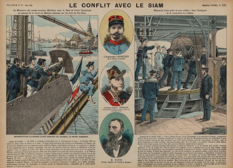 Fransız-Siyam Savaşı by French School