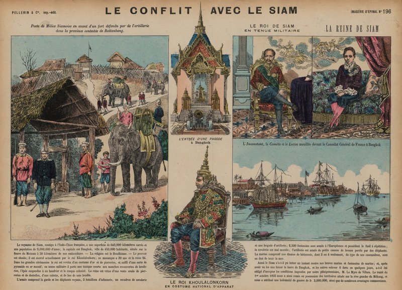 Fransız-Siyam Savaşı, 1893 by French School