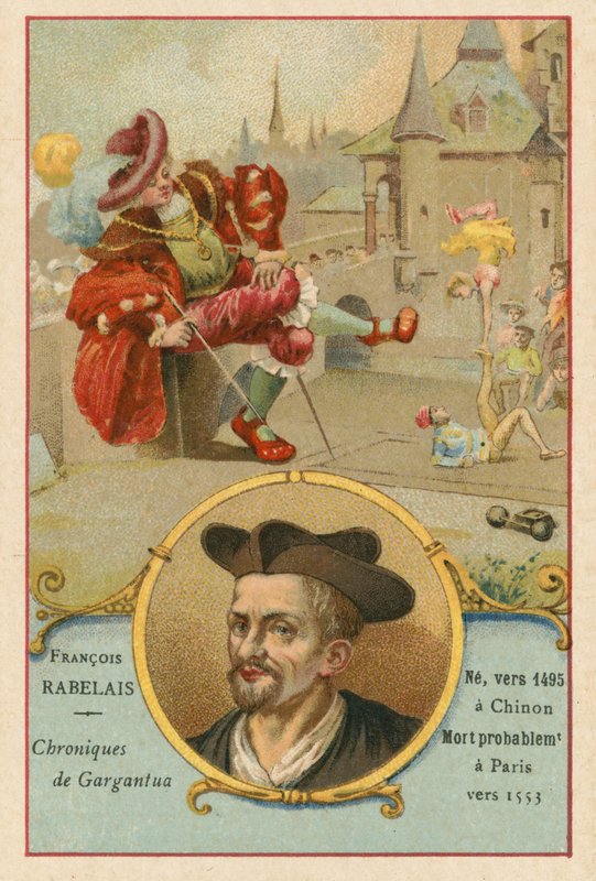 François Rabelais, Fransız yazar by French School
