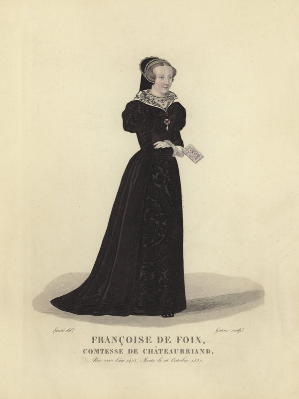 Françoise de Foix, Chateaubriand Kontesi by French School