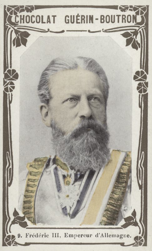 Frederic III, Empereur dAllemagne (renkli fotoğraf) by French School