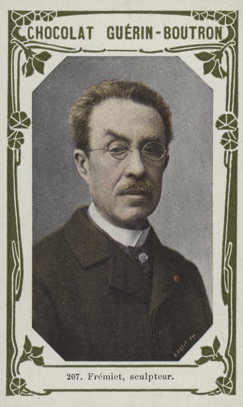Fremiet, heykeltıraş (renkli fotoğraf) by French School