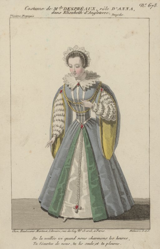 Fransız aktris Louise Allan-Despreaux, Elisabeth d
