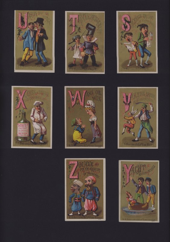 Fransız komik alfabesi (renkli taş) by French School