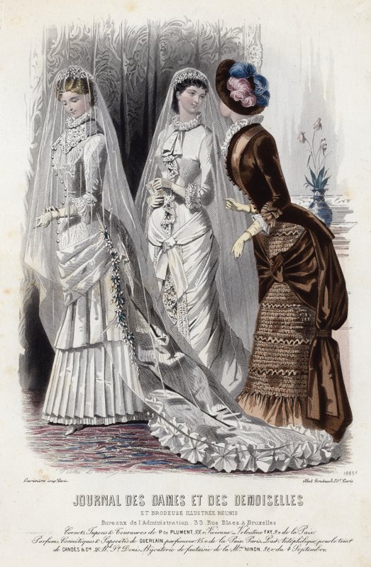 Fransız moda levhası, 19. yüzyıl sonu by French School