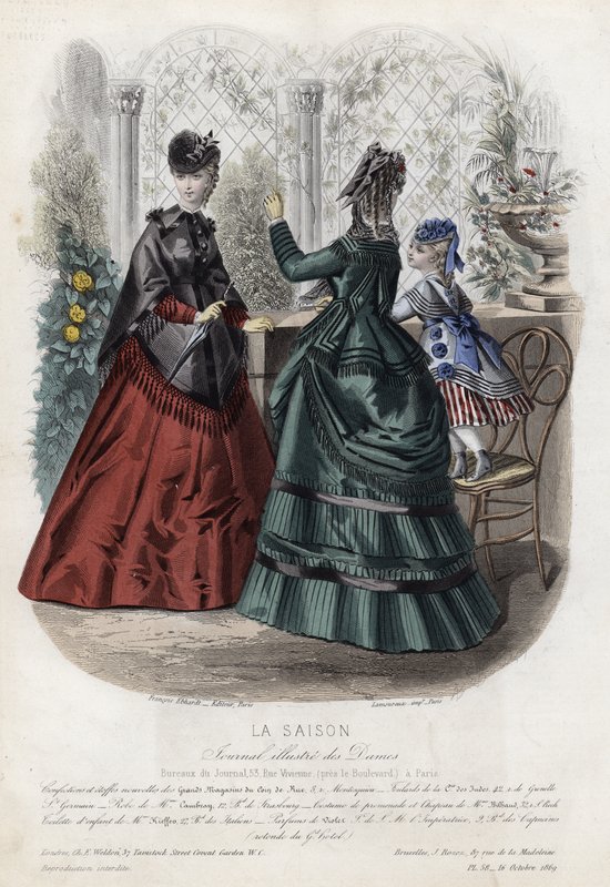 Fransız moda levhası, 19. yüzyıl sonu by French School