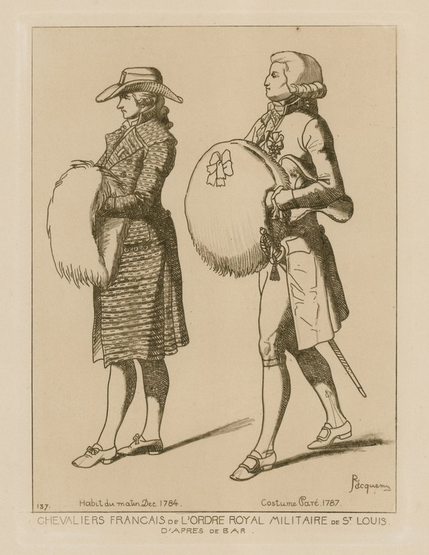 Louis Kraliyet Askeri Düzeninin Fransız şövalyeleri by French School