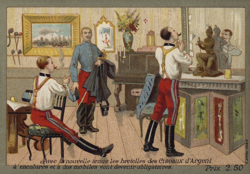 Fransız askerleri diş teli takıyor by French School