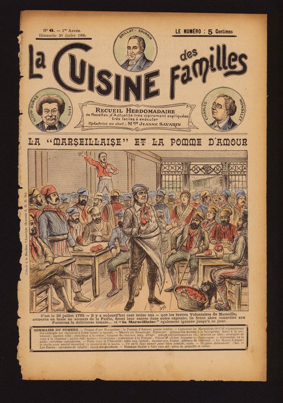 Taze domatesler ve La Marseillaise şarkısı, Fransız Devrimi by French School