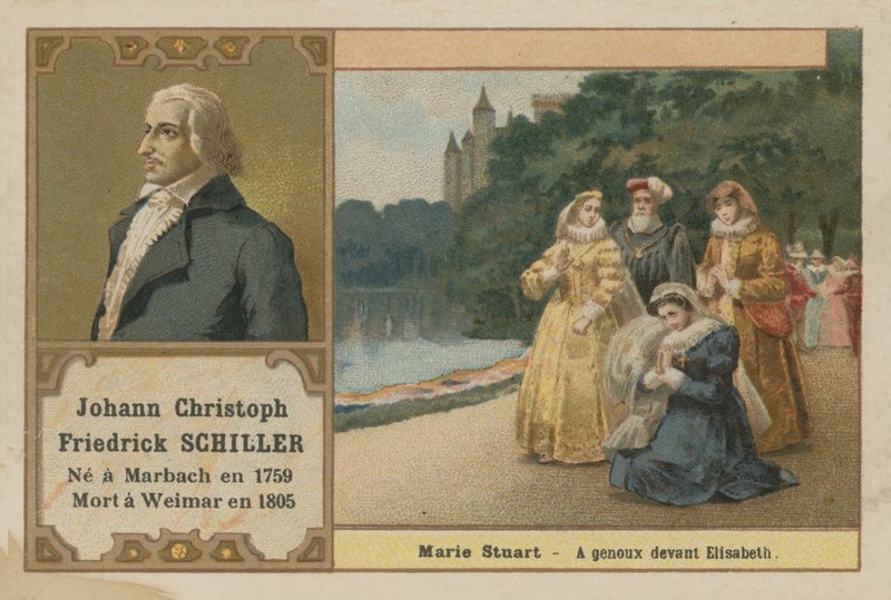 Friedrich Schiller, Alman şair; oyun yazarı ve tarihçi by French School
