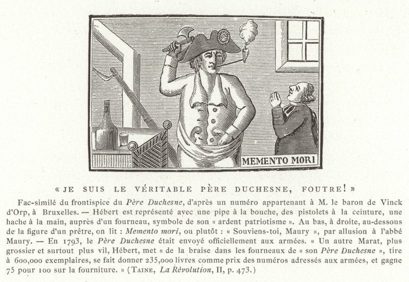 Le Pere Duchesne cephesi, 1790