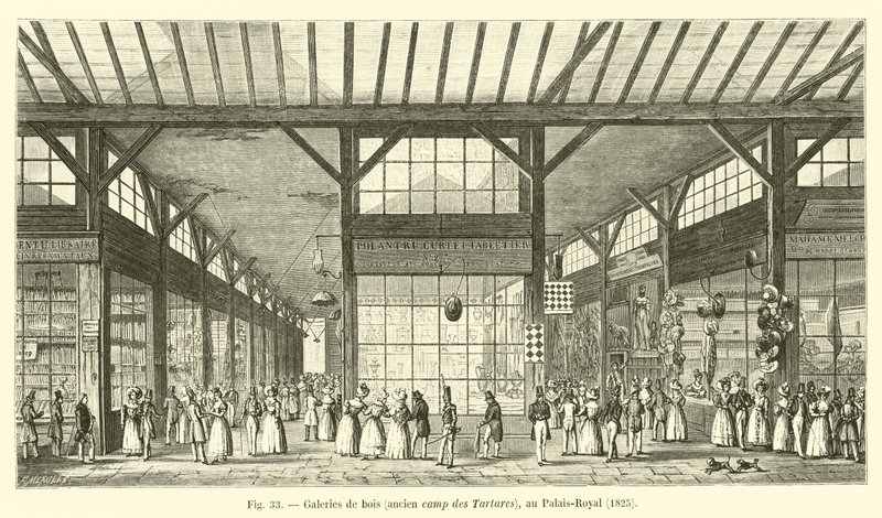 Ahşap galeriler, eski Tatar kampı, Palais-Royal