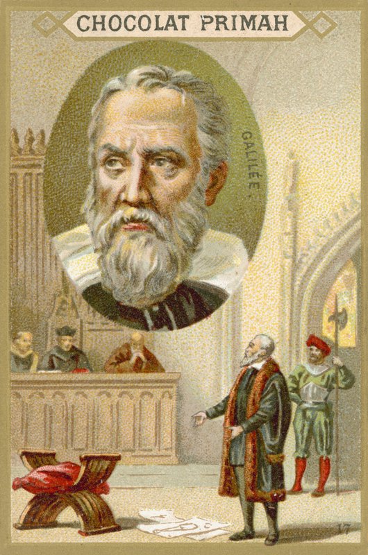 Galileo Galilei, İtalyan fizikçi, matematikçi ve astronom by French School