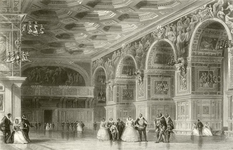 Henry II Galerisi, Fontainebleau by French School