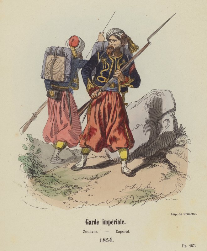 İmparatorluk Muhafızları, Zouaves, Onbaşı by French School