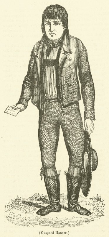 Gaspard Hauser (gravür) by French School