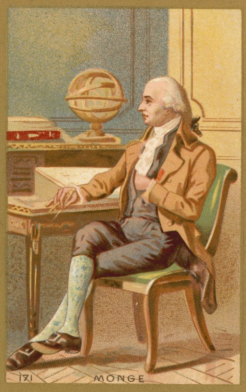 Gaspard Monge, Fransız matematikçi by French School