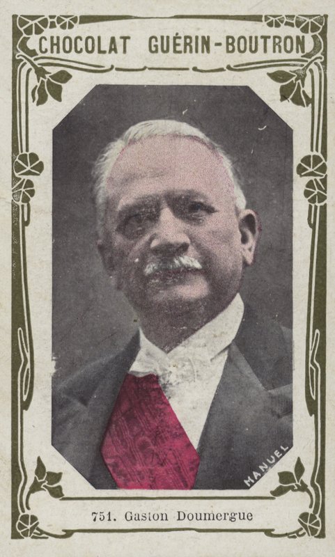 Gaston Doumergue (renkli fotoğraf) by French School