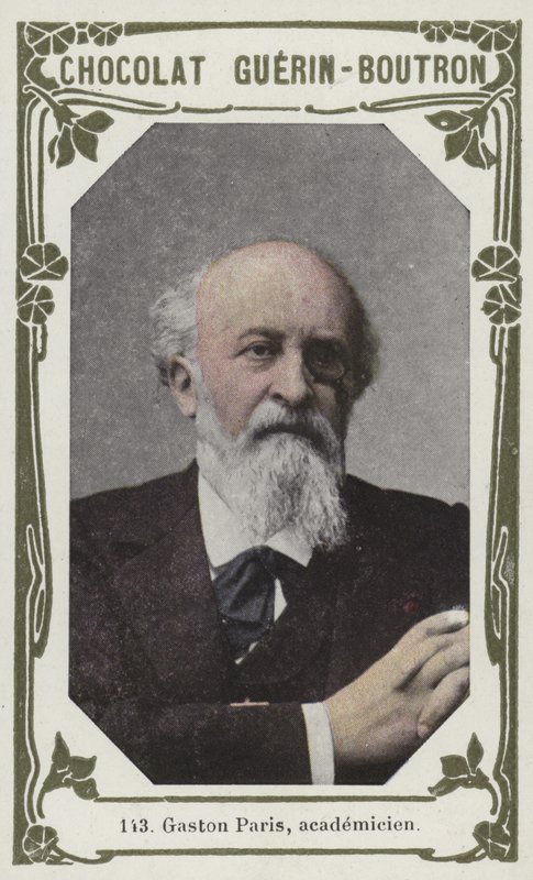 Gaston Paris, akademisyen (renkli fotoğraf) by French School