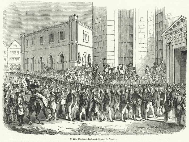Alman parlamentosunun Frankfurt