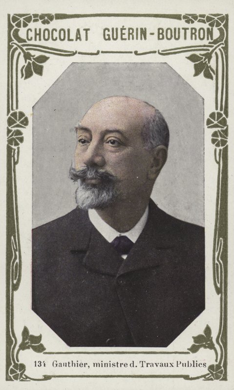 Bayındırlık Bakanı Gauthier (renkli fotoğraf) by French School