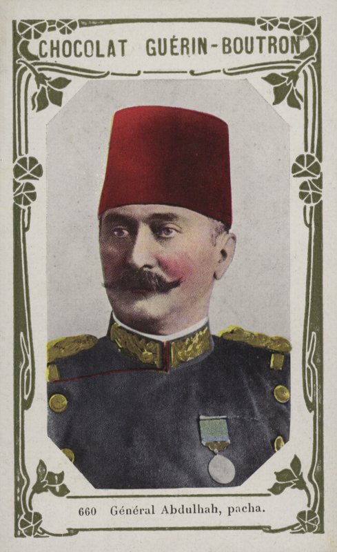 General Abdulhah, pacha (renkli fotoğraf) by French School