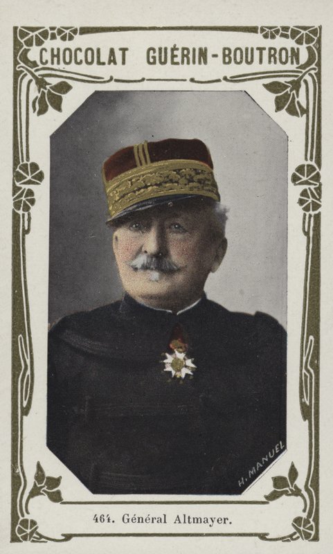 General Altmayer (renkli fotoğraf) by French School