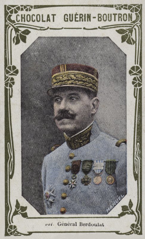 General Berdoulat (renkli fotoğraf) by French School