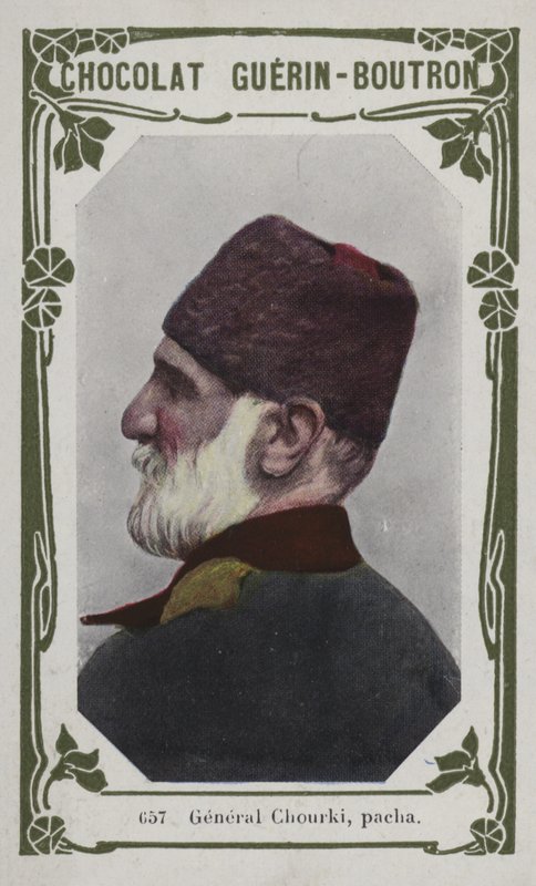 General Chourki, pacha (renkli fotoğraf) by French School