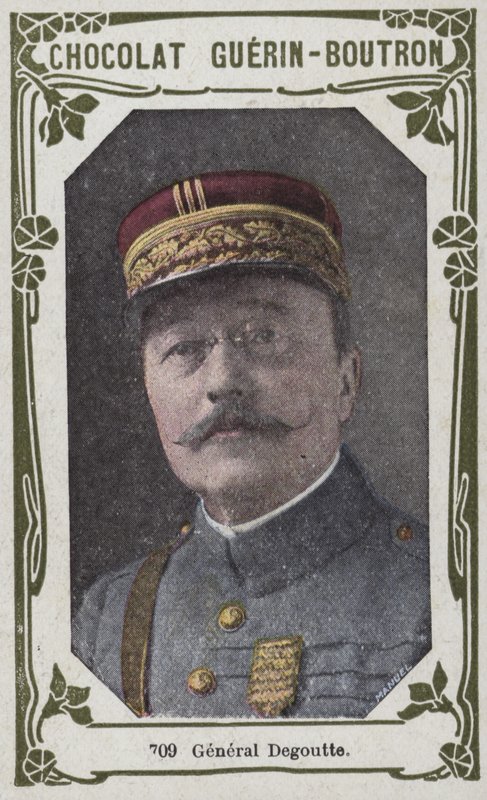General Degoutte (renkli fotoğraf) by French School