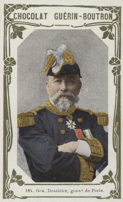 General Dessirier, Paris Valisi (renkli fotoğraf) by French School