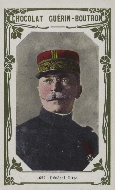 General Ditte (renkli fotoğraf) by French School