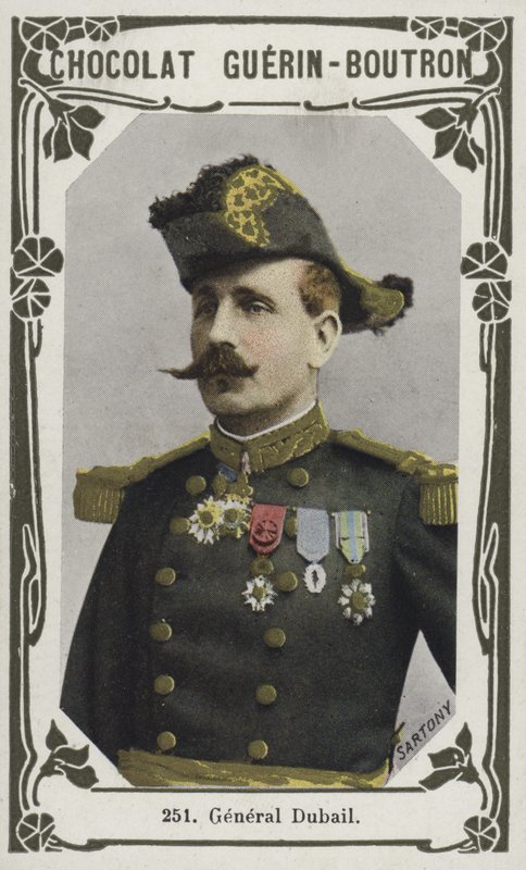 General Dubail (renkli fotoğraf) by French School