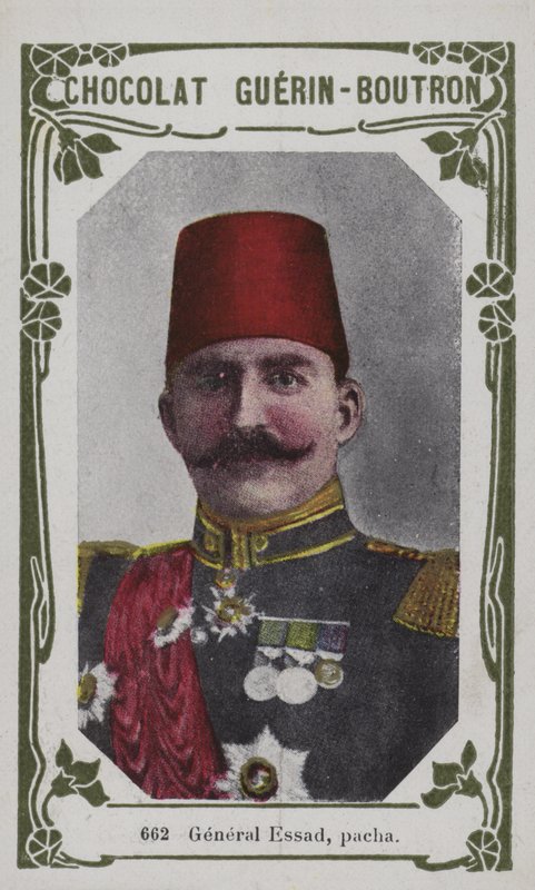 General Essad, pacha (renkli fotoğraf) by French School