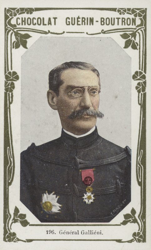 General Gallieni (renkli fotoğraf) by French School