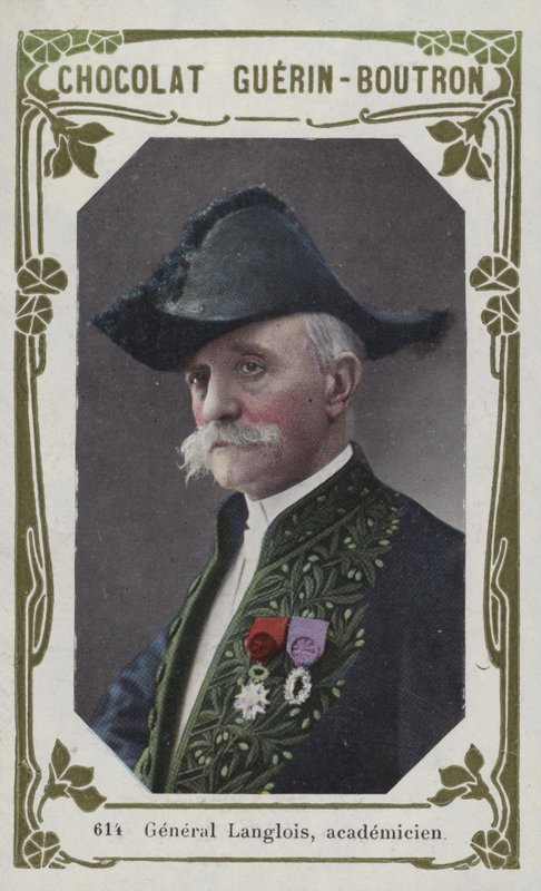 General Langlois, akademisyen (renkli fotoğraf) by French School