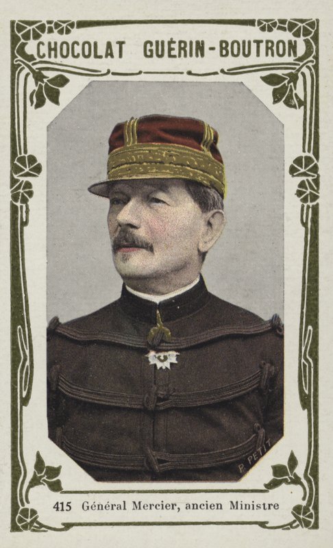 General Mercier, eski Bakan (renkli fotoğraf) by French School