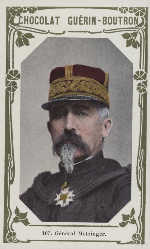 General Metzinger (renkli fotoğraf) by French School