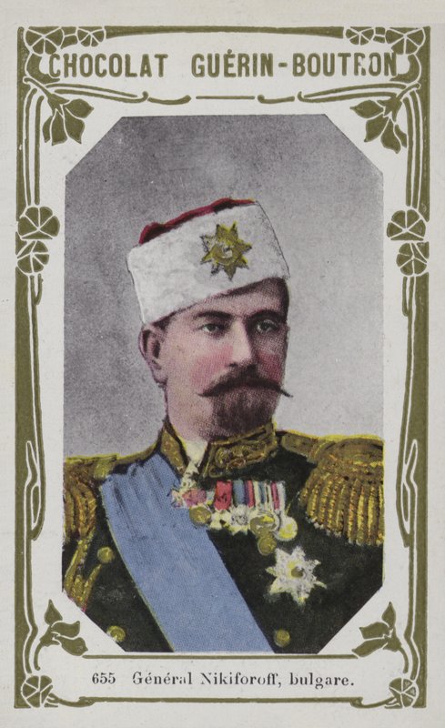 General Nikiforoff, bulgar (renkli fotoğraf) by French School