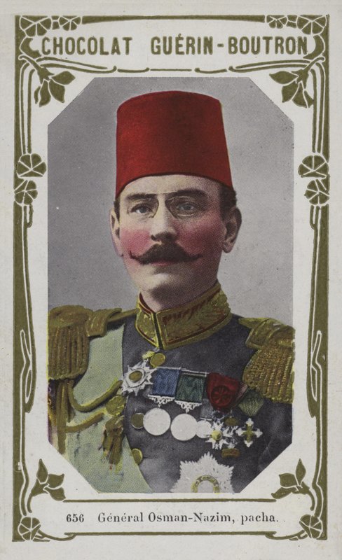 General Osman-Nazim, pacha (renkli fotoğraf) by French School